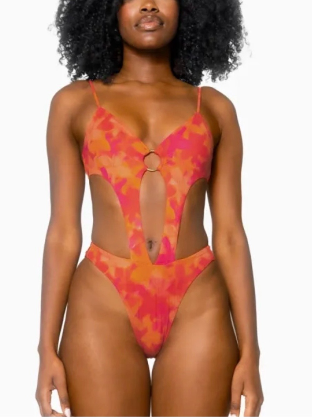 437 Swim Naomi One Piece Bathing Suit NWOT Flora Small